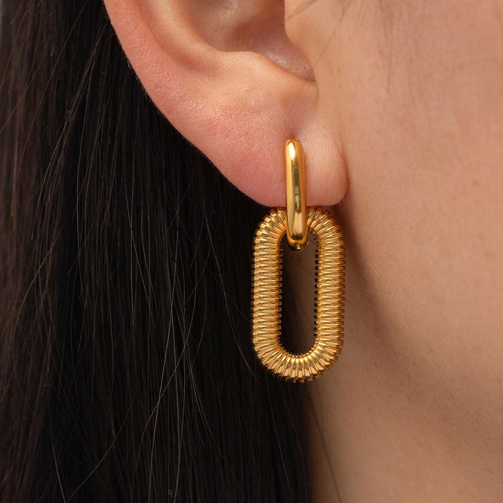Evoke Link Earrings - Era Luxe