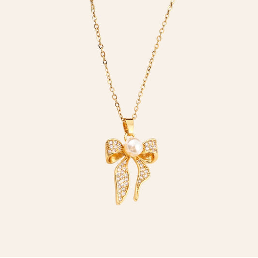 Regal Bow Necklace