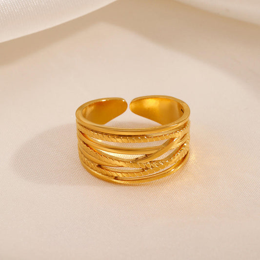 Textured Nexus Ring