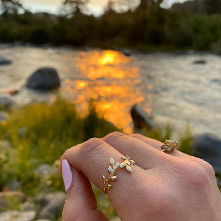 Whispering Leaves Ring
