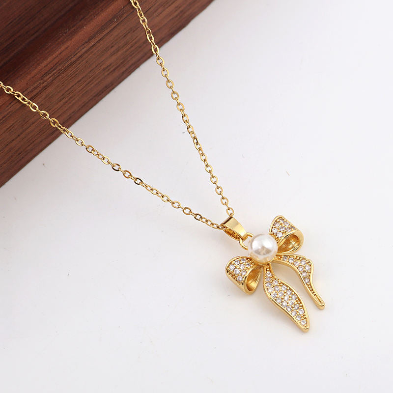 Regal Bow Necklace